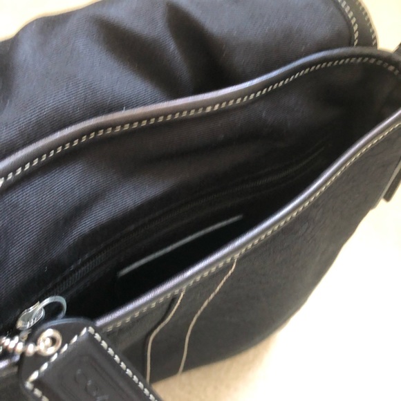 Coach original signature black hand bag - Picture 2 of 3